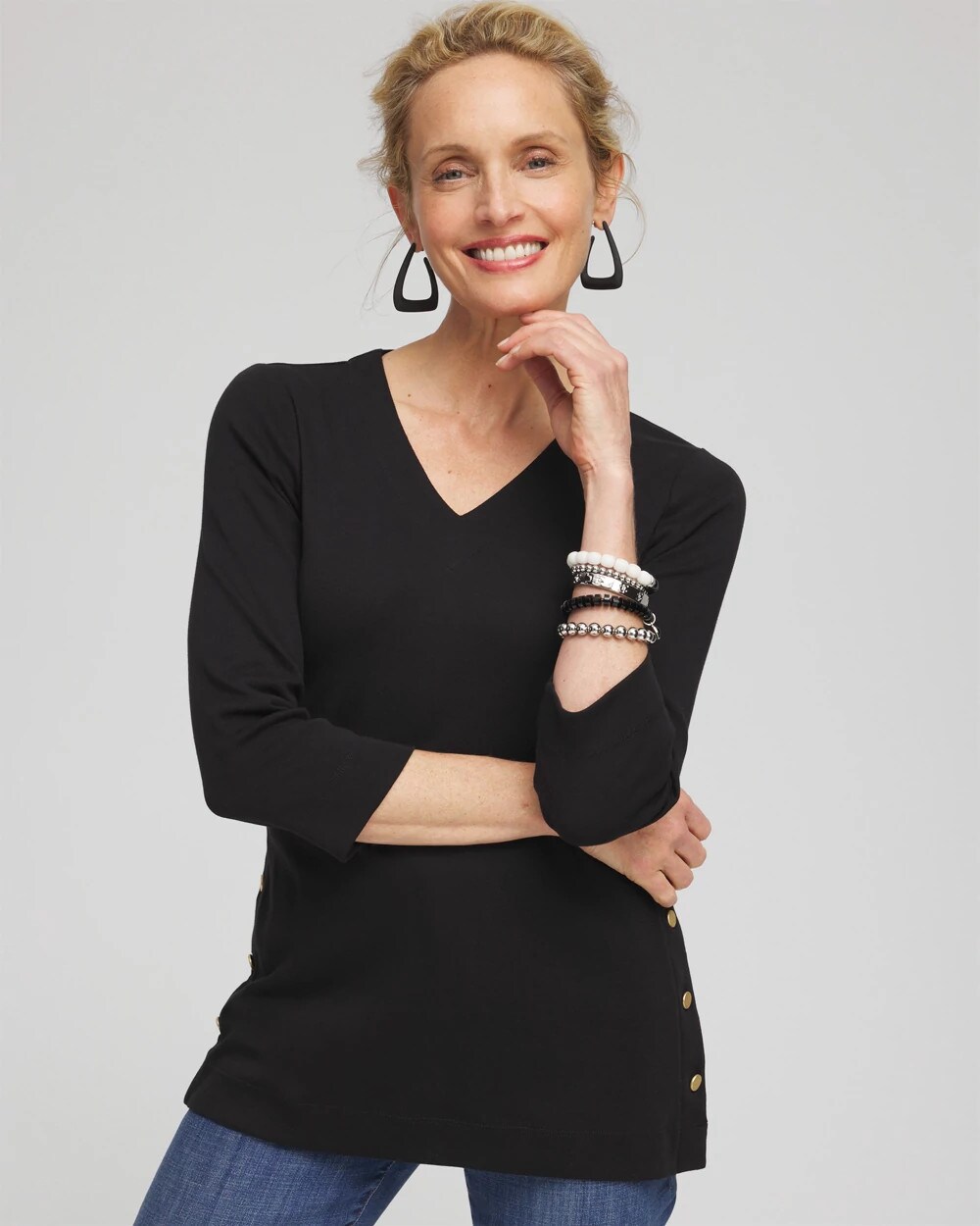 POI ポイ　check tunic dress poi ポィ check tunic dress | PoI